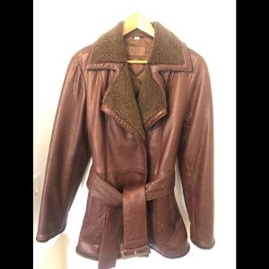 UGG Australian Brown Leather Jacket